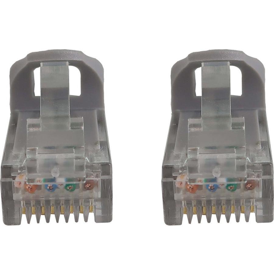 Tripp Lite Cat6a 10G Snagless Molded UTP Ethernet Cable (RJ45 M/M), PoE, Gray, 2 ft. (0.6 m)