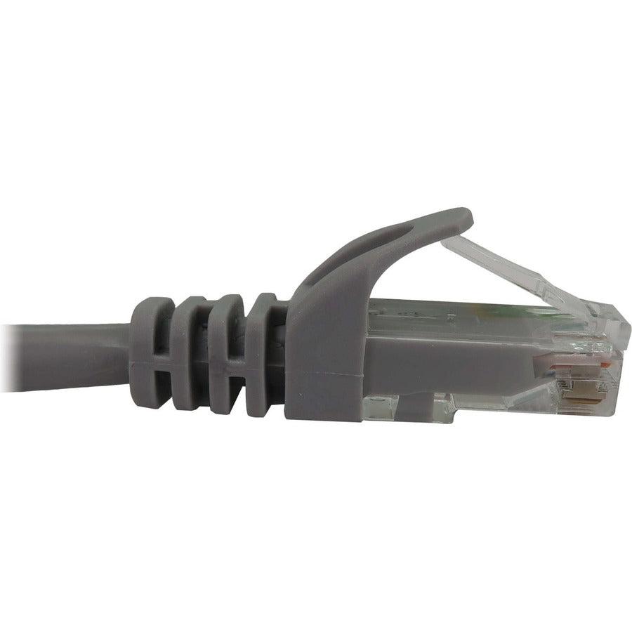 Tripp Lite Cat6a 10G Snagless Molded UTP Ethernet Cable (RJ45 M/M), PoE, Gray, 7 ft. (2.1 m)