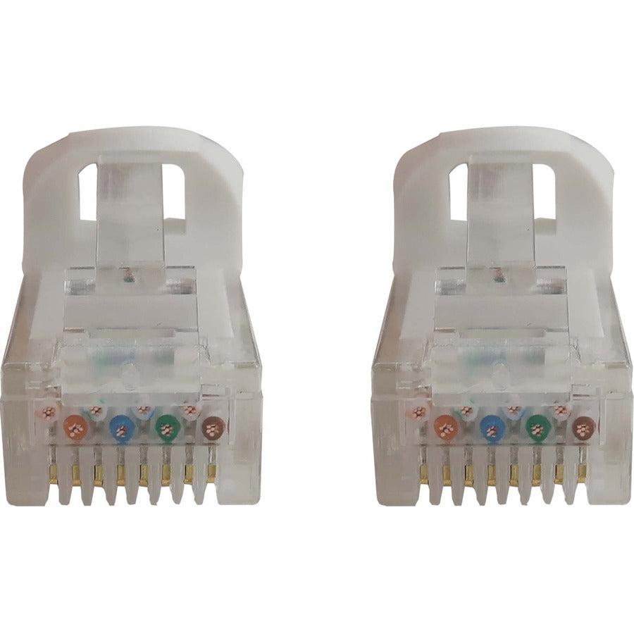 Tripp Lite Cat6a 10G Snagless Molded UTP Ethernet Cable (RJ45 M/M), PoE, White, 3 ft. (0.9 m)