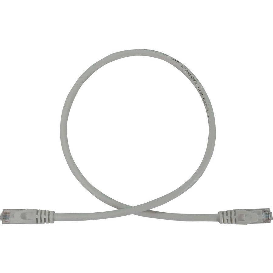Tripp Lite Cat6a 10G Snagless Molded UTP Ethernet Cable (RJ45 M/M), PoE, White, 3 ft. (0.9 m)