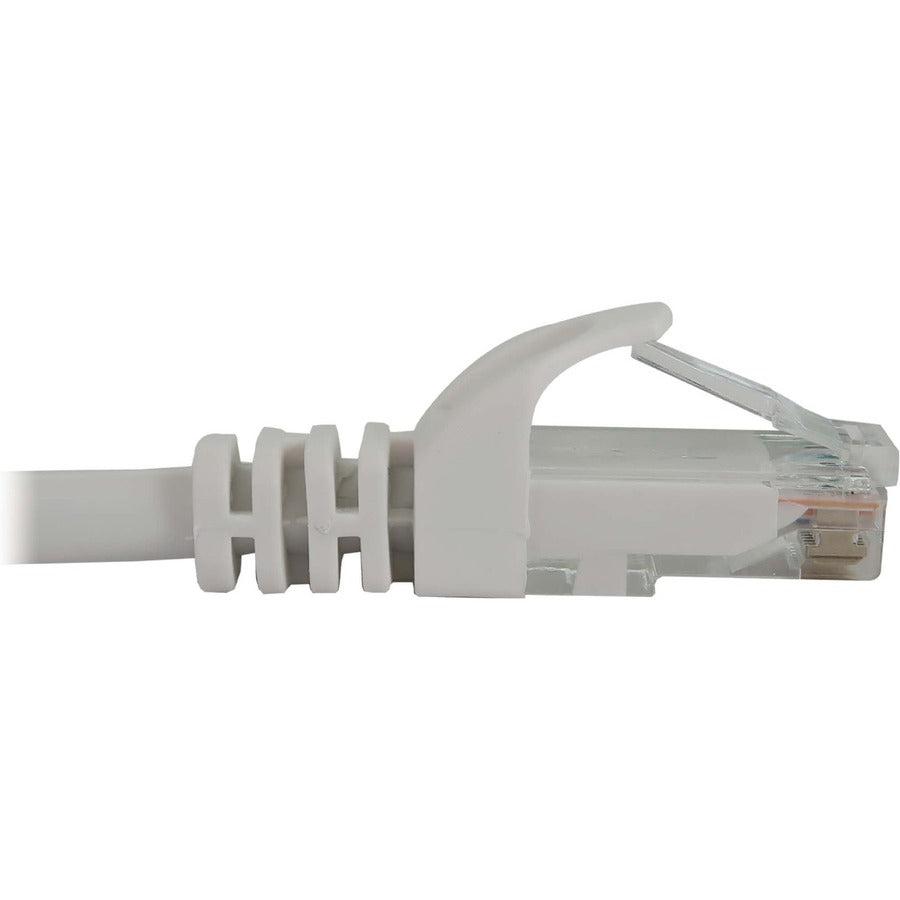 Tripp Lite Cat6a 10G Snagless Molded UTP Ethernet Cable (RJ45 M/M), PoE, White, 6 ft. (1.8 m)