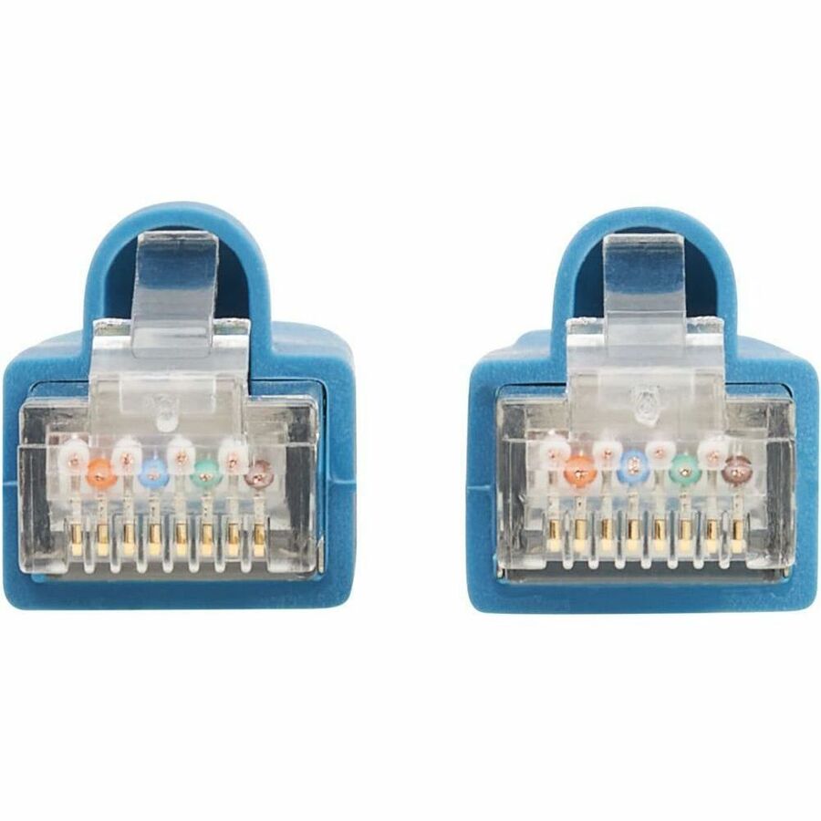 Tripp Lite Cat8 40G Snagless SSTP Ethernet Cable (RJ45 M/M), PoE, LSZH, Blue, 1 m (3.3