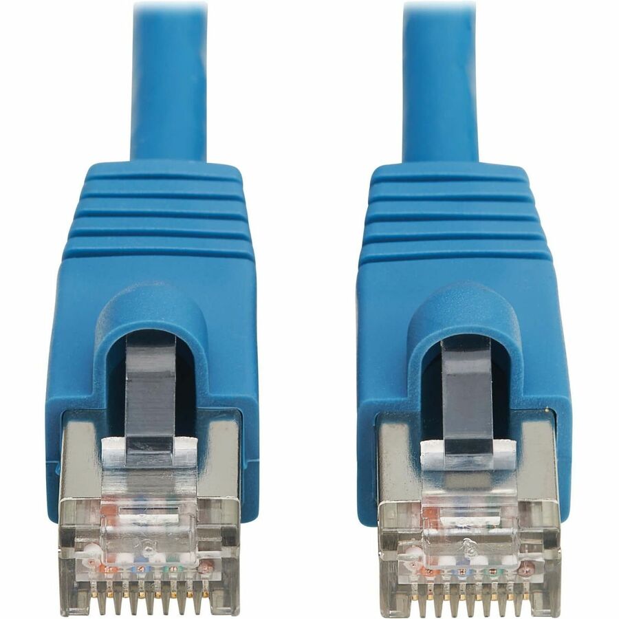 Tripp Lite Cat8 40G Snagless SSTP Ethernet Cable (RJ45 M/M), PoE, LSZH, Blue, 1 m (3.3