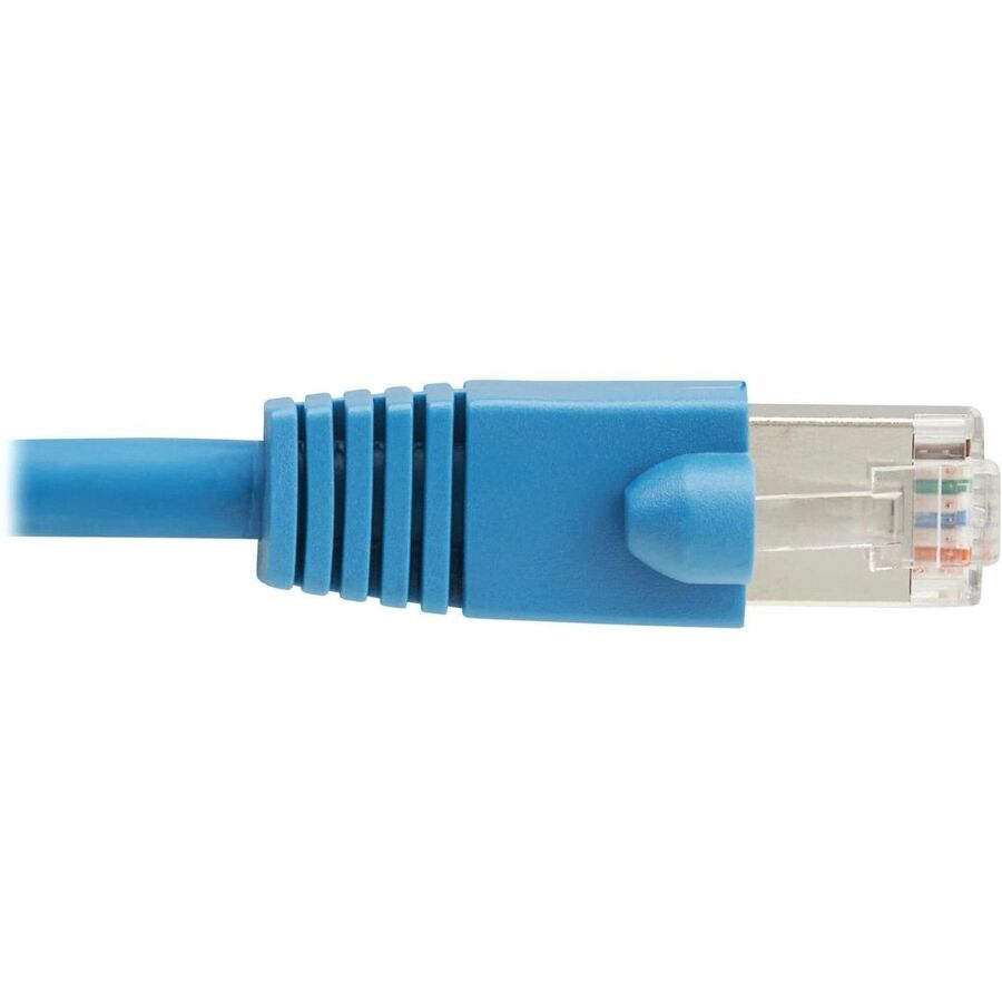 Tripp Lite Cat8 40G Snagless SSTP Ethernet Cable (RJ45 M/M), PoE, LSZH, Blue, 10 m (32.8