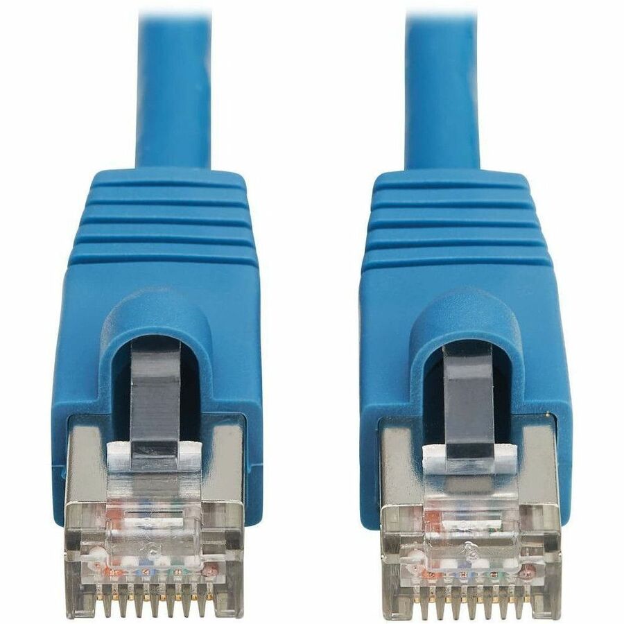 Tripp Lite Cat8 40G Snagless SSTP Ethernet Cable (RJ45 M/M), PoE, LSZH, Blue, 2.5 m (8.2
