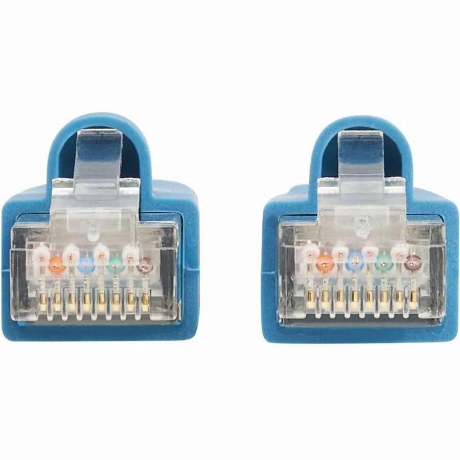 Tripp Lite Cat8 40G Snagless SSTP Ethernet Cable (RJ45 M/M), PoE, LSZH, Blue, 2.5 m (8.2