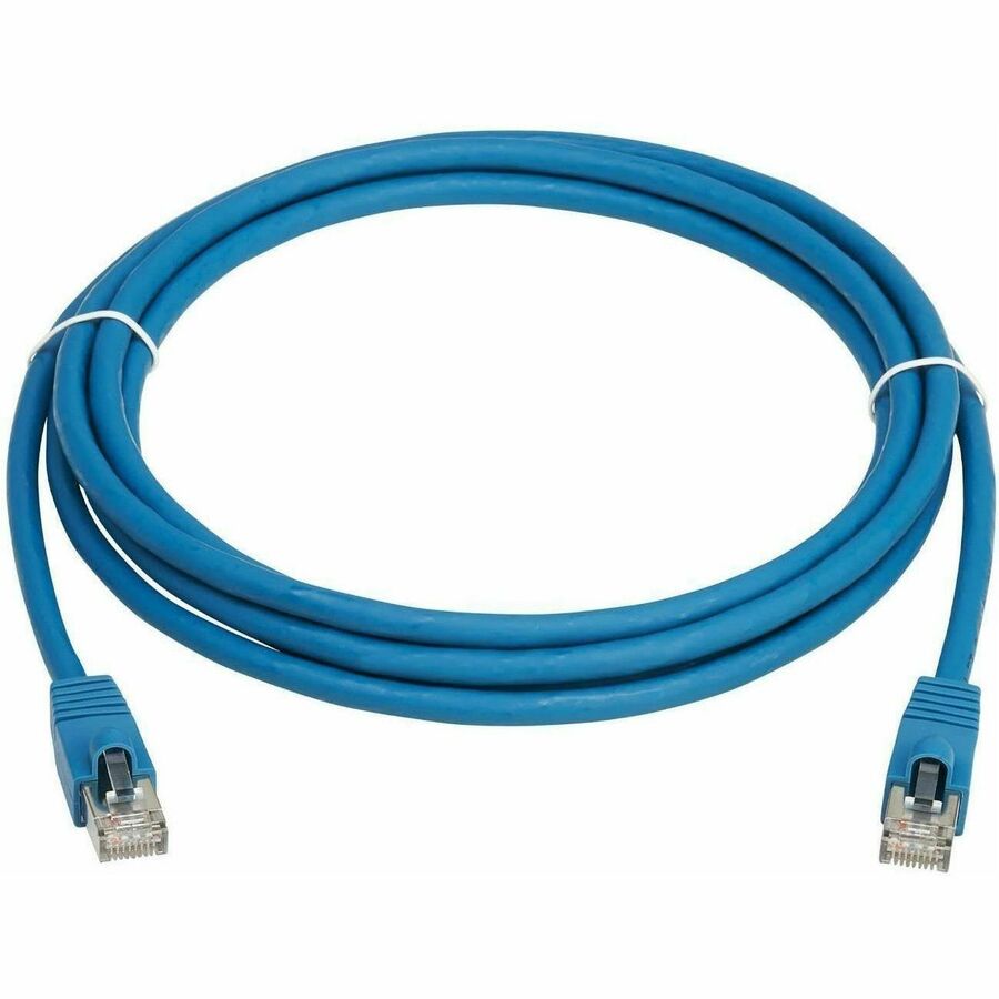 Tripp Lite Cat8 40G Snagless SSTP Ethernet Cable (RJ45 M/M), PoE, LSZH, Blue, 2.5 m (8.2