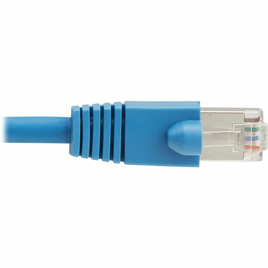 Tripp Lite Cat8 40G Snagless SSTP Ethernet Cable (RJ45 M/M), PoE, LSZH, Blue, 3.5 m (11.5