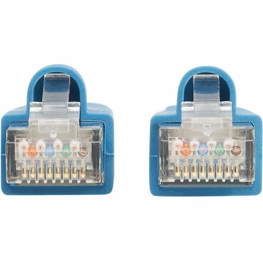 Tripp Lite Cat8 40G Snagless SSTP Ethernet Cable (RJ45 M/M), PoE, LSZH, Blue, 4 m (13.1