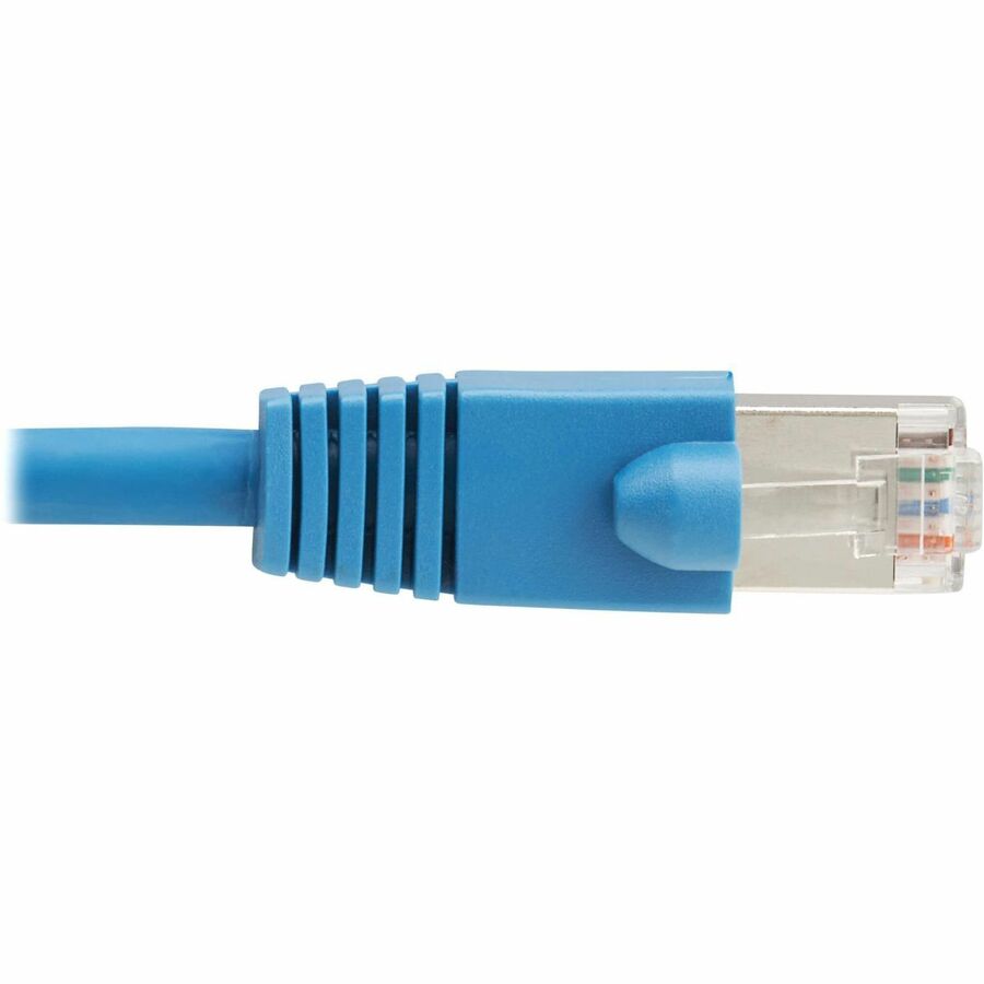 Tripp Lite Cat8 40G Snagless SSTP Ethernet Cable (RJ45 M/M), PoE, LSZH, Blue, 7 m (23