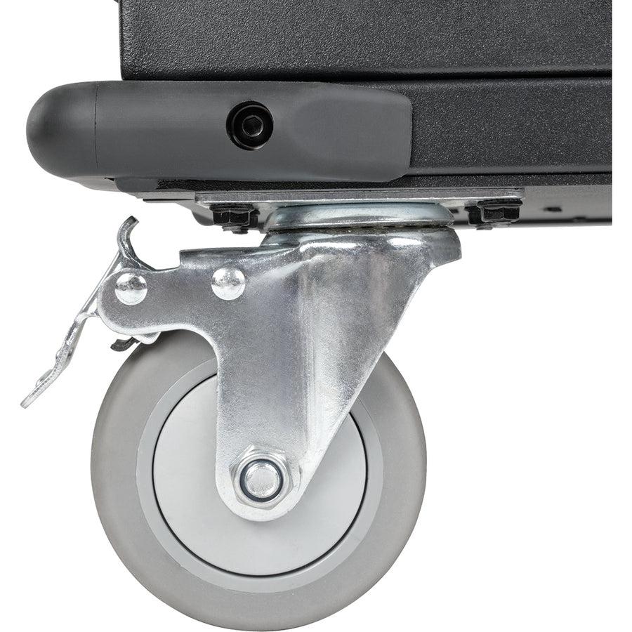 Tripp Lite Cscxb36Ac Multi-Device Charging Cart, 36 Ac Outlets, Chromebooks And Laptops, 230V, Bs 1363, Black