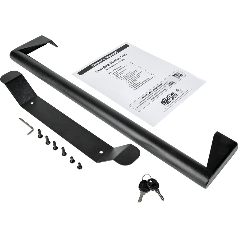 Tripp Lite Cscxb36Ac Multi-Device Charging Cart, 36 Ac Outlets, Chromebooks And Laptops, 230V, Bs 1363, Black