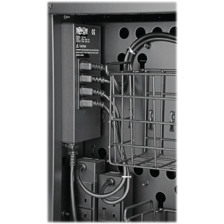 Tripp Lite Cscxb36Ac Multi-Device Charging Cart, 36 Ac Outlets, Chromebooks And Laptops, 230V, Bs 1363, Black