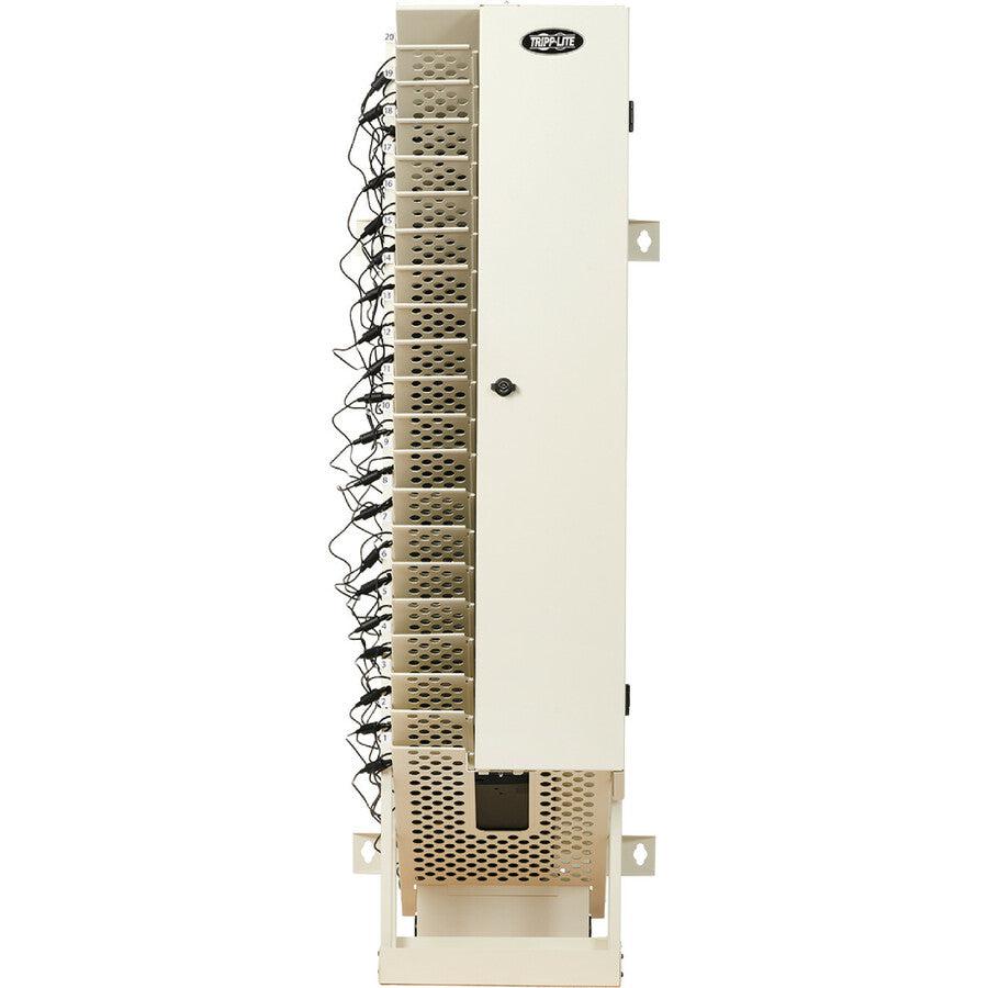 Tripp Lite Cst32Ac Portable Device Management Cart/Cabinet Freestanding White