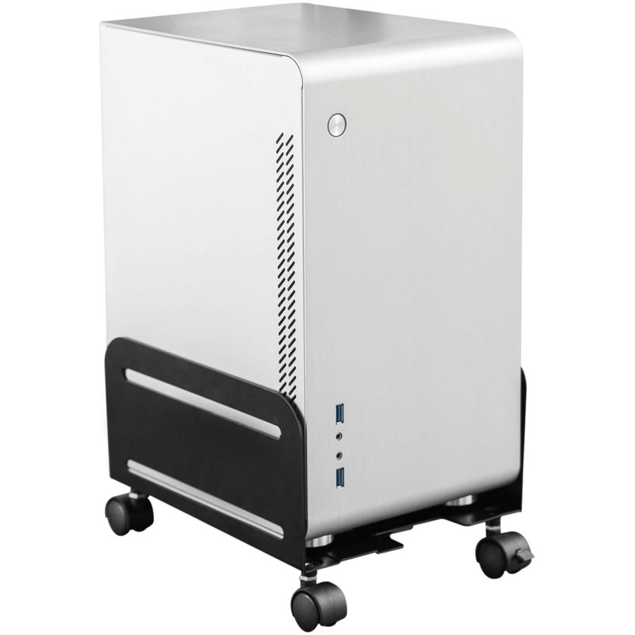 Tripp Lite Dcpu2 Mobile Cpu Caddy For Computer Towers - Width Adjustable, Locking Casters, Black