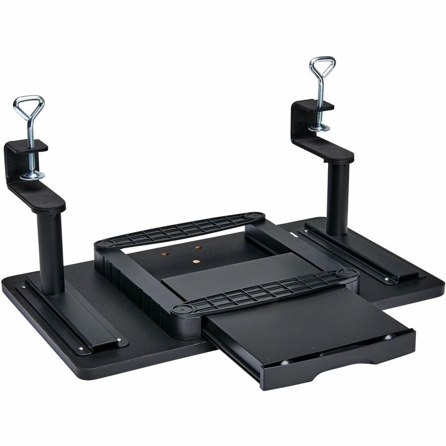 Tripp Lite Desk-Clamp Monitor Riser with Storage Drawer, TAA - 40 lb Load Capacity - 6.5"