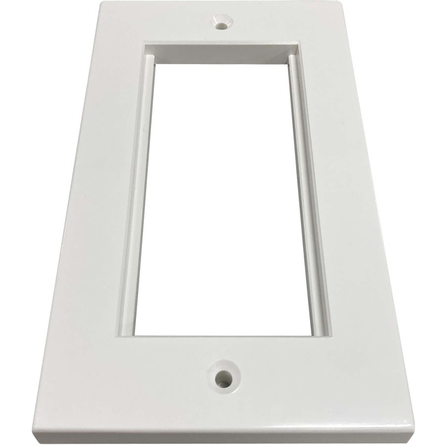 Tripp Lite Double-Gang UK-Style Gang Frame for Insert Modules White - 1 x Total Number of