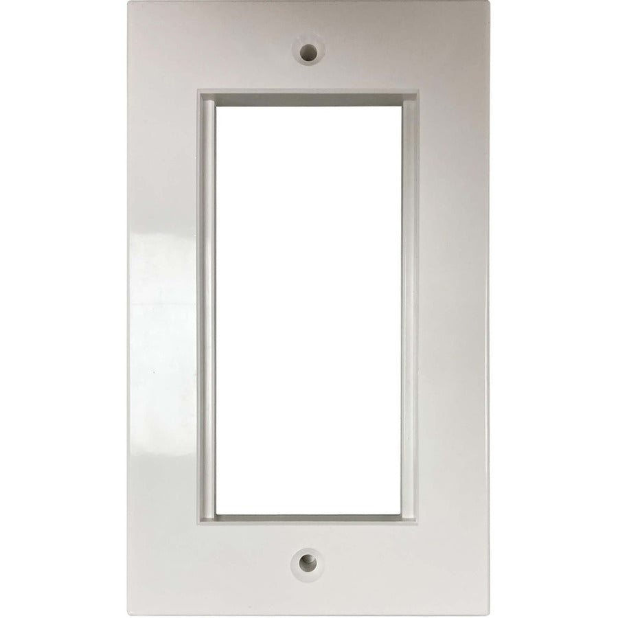 Tripp Lite Double-Gang UK-Style Gang Frame for Insert Modules White - 1 x Total Number of