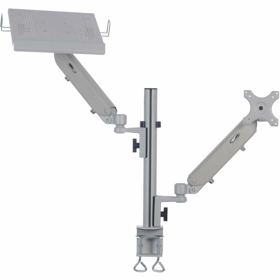 Tripp Lite Full-Motion Desktop Clamp for Laptop and 17" to 32" Monitor, Aluminum, TAA - 1