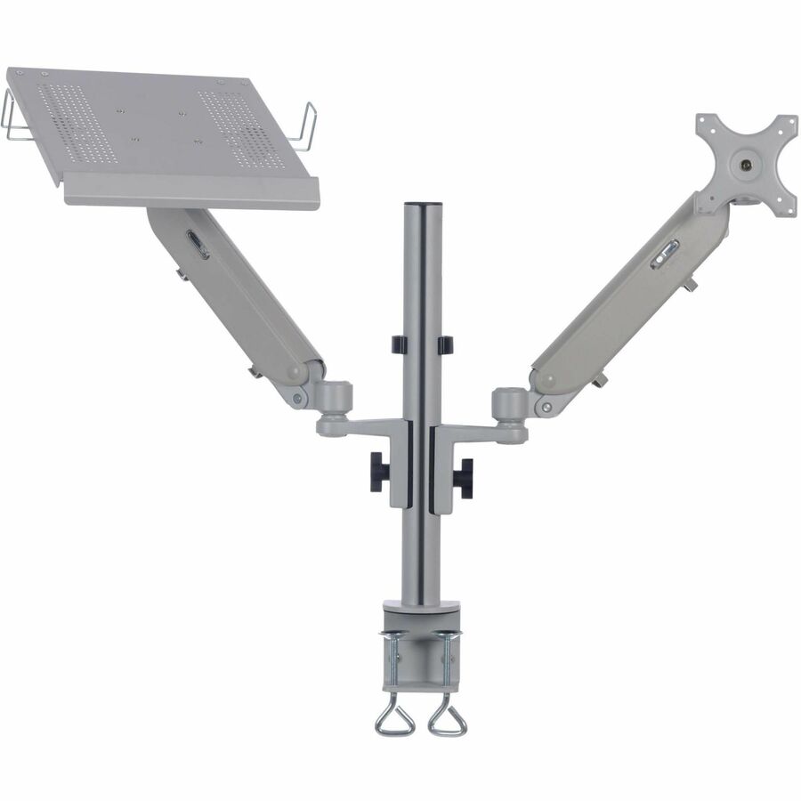 Tripp Lite Full-Motion Desktop Clamp for Laptop and 17" to 32" Monitor, Aluminum, TAA - 1