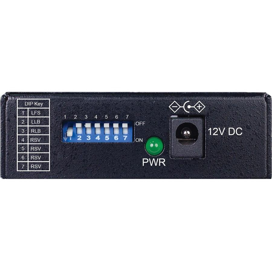 Tripp Lite Hardened Gigabit Fiber Media Converter - Industrial RJ45/SC Singlemode | TecISoft N785-H01-SCSM