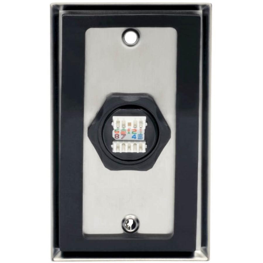 Tripp Lite N206-Kj01-Ind Keystone Jack Cat6/Cat5E, Rj45, Shielded, Dust Cap, Industrial - 110 Punch Down, Ip68, Taa