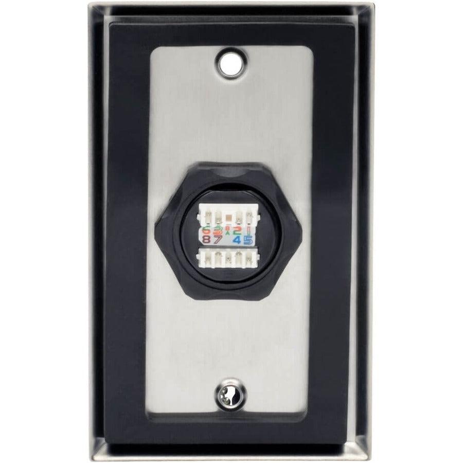 Tripp Lite N206-Kj01-Ind Keystone Jack Cat6/Cat5E, Rj45, Shielded, Dust Cap, Industrial - 110 Punch Down, Ip68, Taa