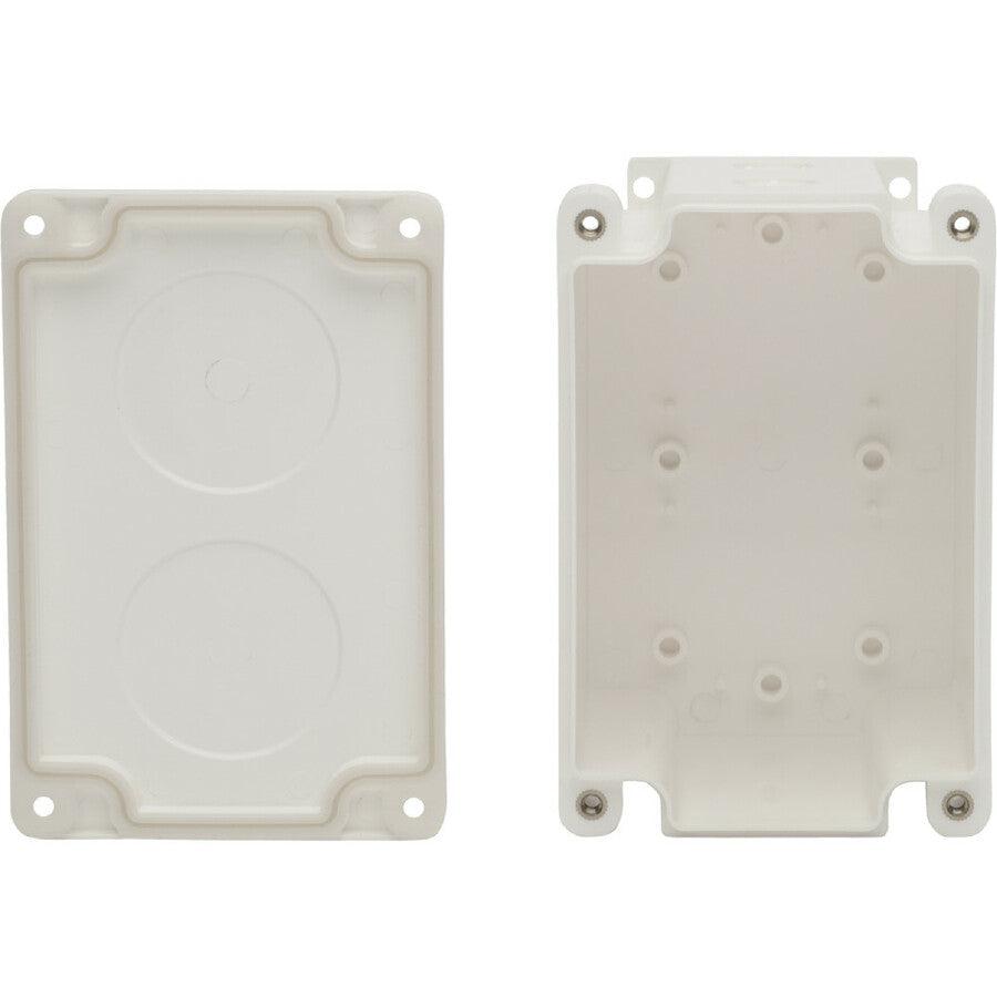 Tripp Lite N206-Sb01-Ind Waterproof Electrical Junction Box - Surface Mount, Industrial, Single Gang, Ip68, Taa, 2 Cutouts