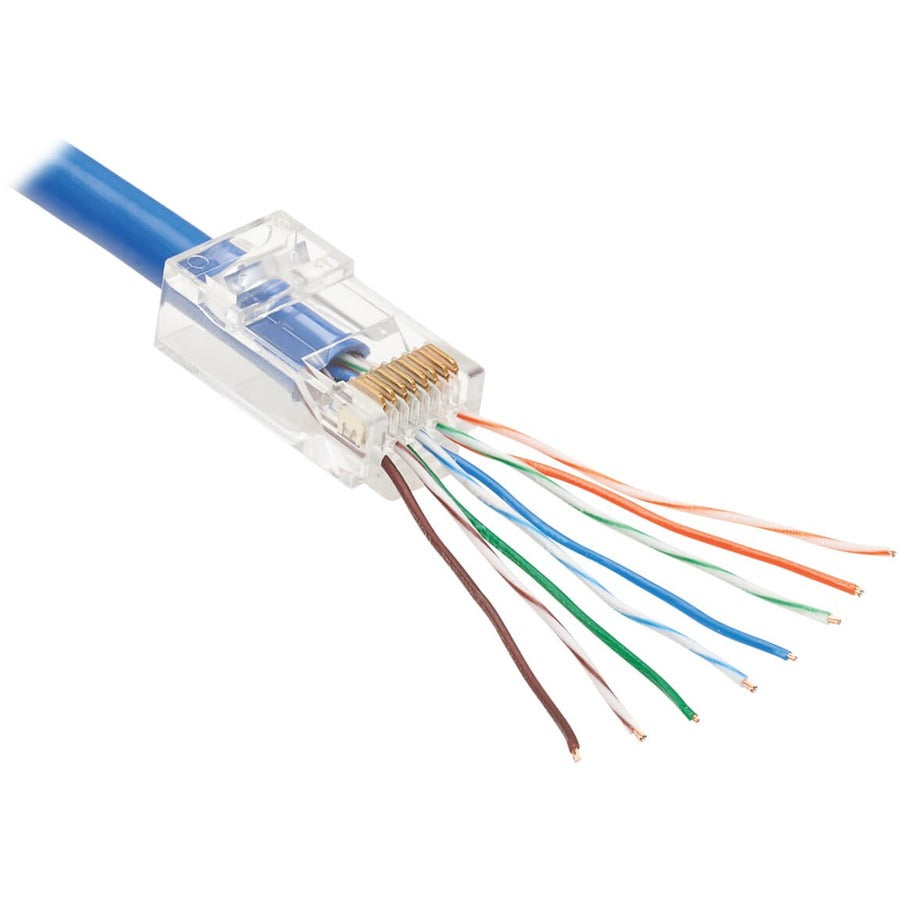 Tripp Lite N232-050-Utp Cat6 Rj45 Pass-Through Utp Modular Plug, 50 Pack