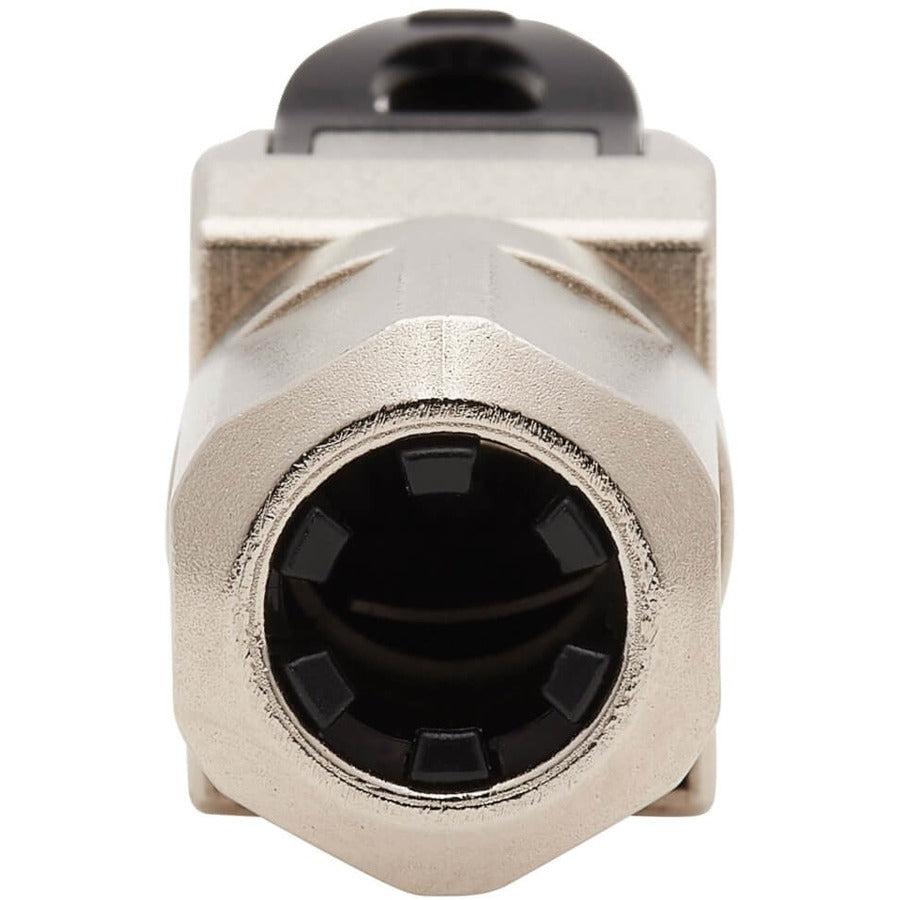 Tripp Lite N238-P01-Mptl-A Cat6A Rj45 Plug - Mptl, Shielded, 100W High-Power Poe & Poe++, Zinc Die-Cast, Black, Taa