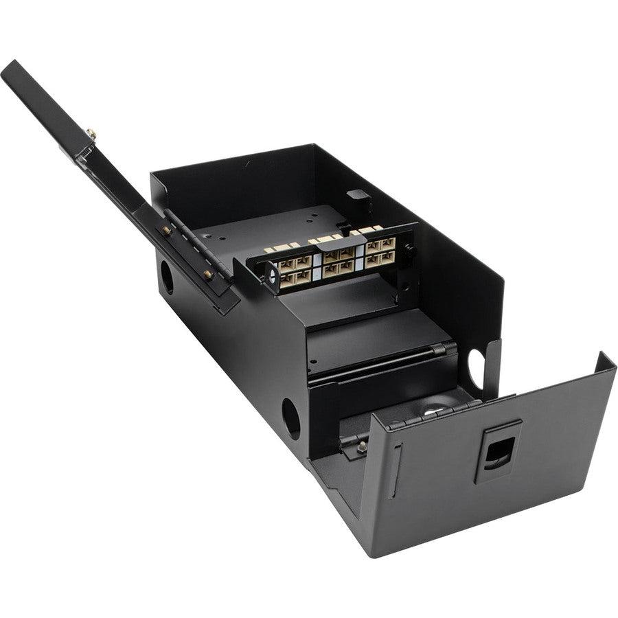 Tripp Lite N492-Wm2-Bk Wall-Mount Fiber Optic Distribution Enclosure, 2-Panel Capacity
