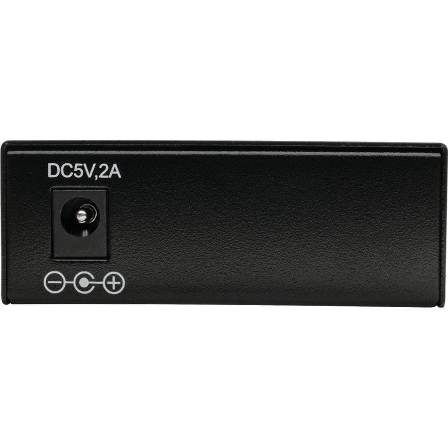 Tripp Lite N785-Int-Lc-Mm Gigabit Multimode Fiber To Ethernet Media Converter, 10/100/1000 Lc, International Power Supply, 850 Nm, 550M (1804.46 Ft.)