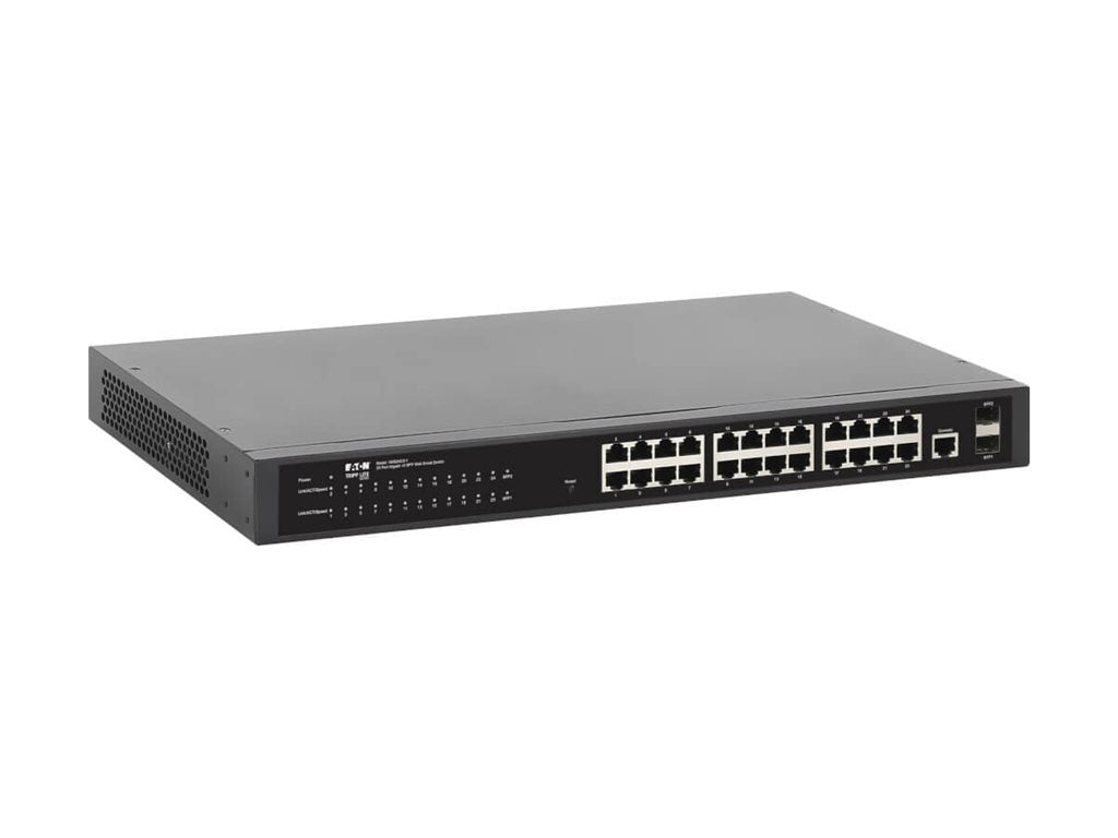 Tripp Lite NGS24C2-1 24-Port Managed Gigabit Switch for IT Pros