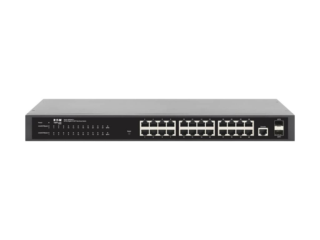 Tripp Lite NGS24C2-1 24-Port Managed Gigabit Switch for IT Pros