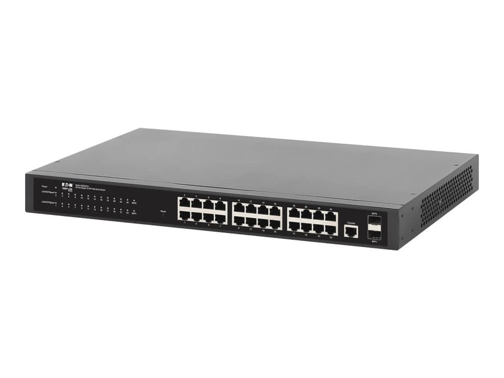 Tripp Lite NGS24C2-1 24-Port Managed Gigabit Switch for IT Pros