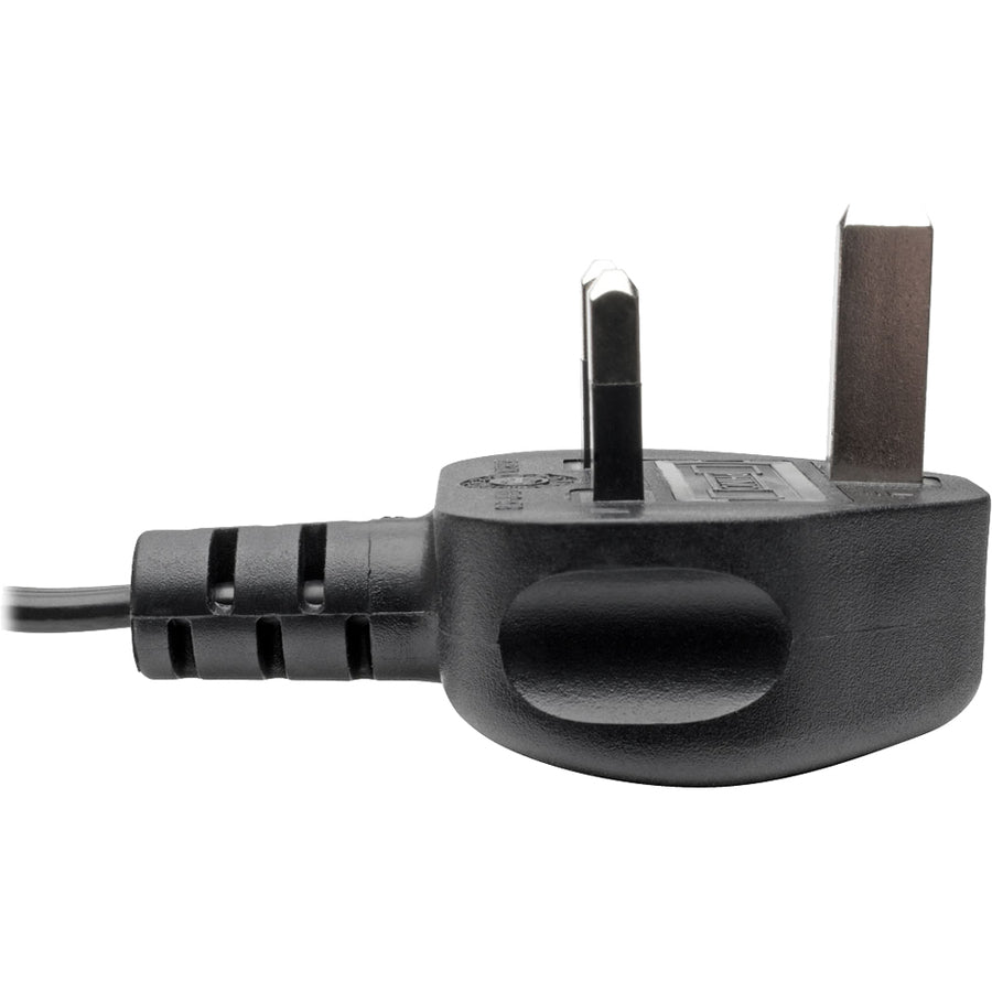 Tripp Lite P061-006 Uk Computer Power Cord - Bs1363 To C7, 2.5A, 250V, 18 Awg, 6 Ft. (1.83 M), Black