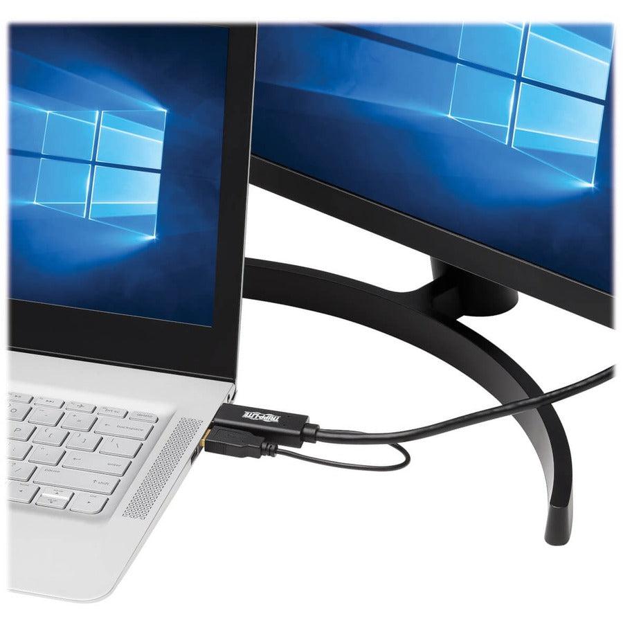 Tripp Lite P567-02M Hdmi To Displayport Active Adapter Cable (M/M) - 4K, Usb Power, Black, 2 M (6.6 Ft.)