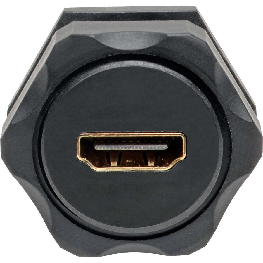 Tripp Lite P569-000-Ff-Ind 4K Hdmi Coupler With Ethernet (F/F), Industrial High Speed, 4K 60 Hz, Hdr, Ip68 Rated, Dust Cap