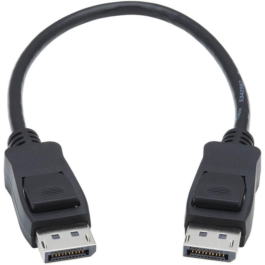 Tripp Lite P580-001-V4 Displayport 1.4 Cable (M/M) - Uhd 8K, Hdr, 4:2:0, Hdcp 2.2, Latching Connectors, Black, 1 Ft.