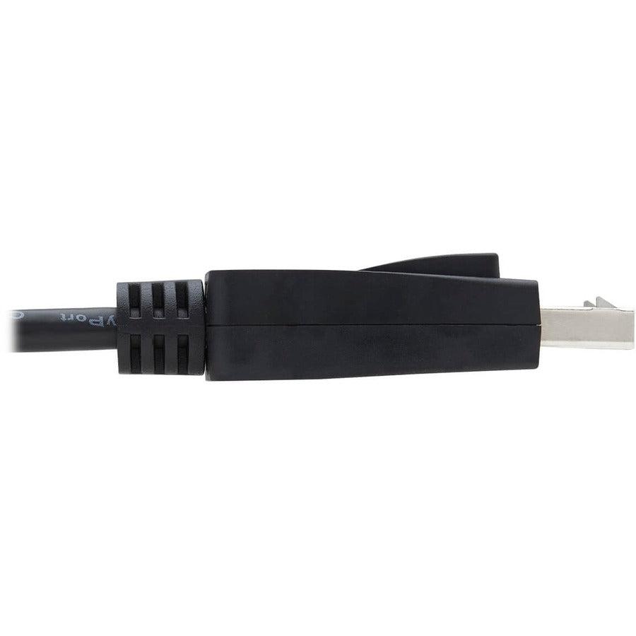 Tripp Lite P580-003-V4 Displayport 1.4 Cable (M/M) - Uhd 8K, Hdr, 4:2:0, Hdcp 2.2, Latching Connectors, Black, 3 Ft.