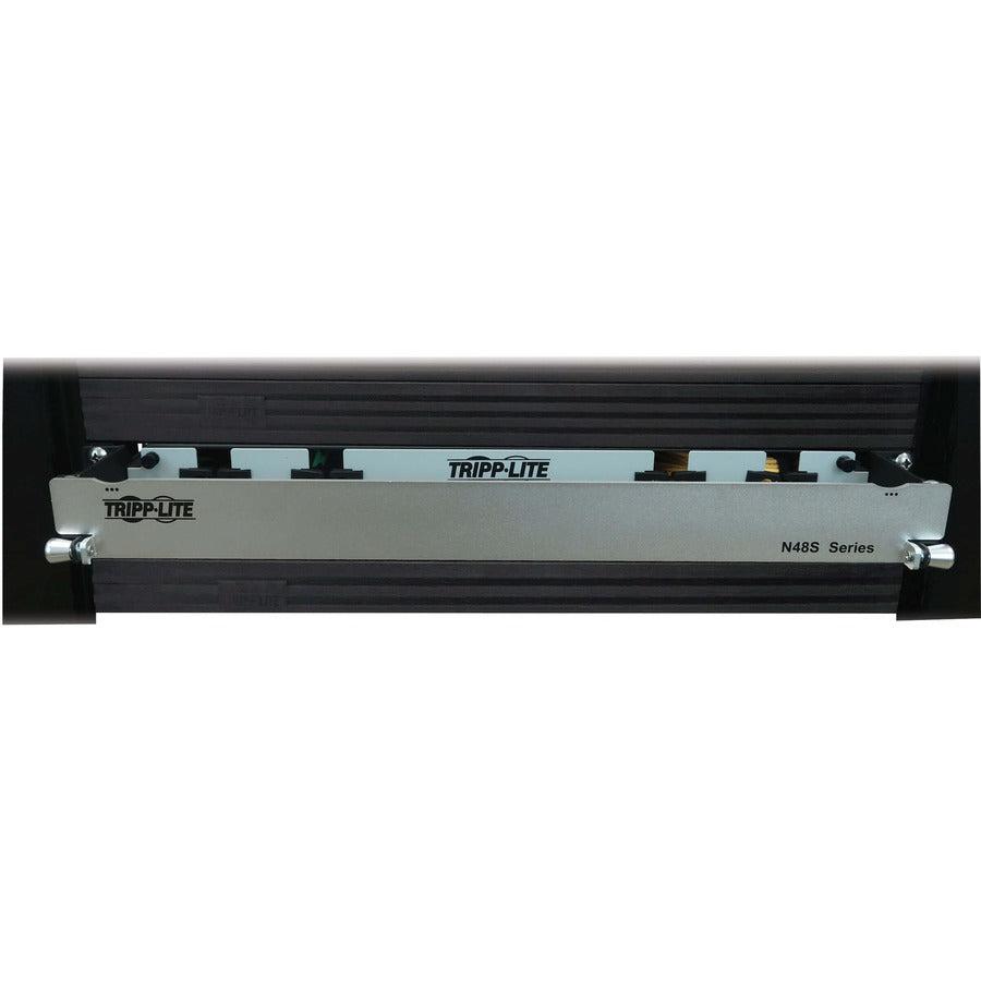 Tripp Lite Preloaded Fiber Panel, 1U - 2X (12X Lc/Lc Duplex M/M) 24F Trunk Cables, Os2 Singlemode, 10 M (32.8 Ft.)