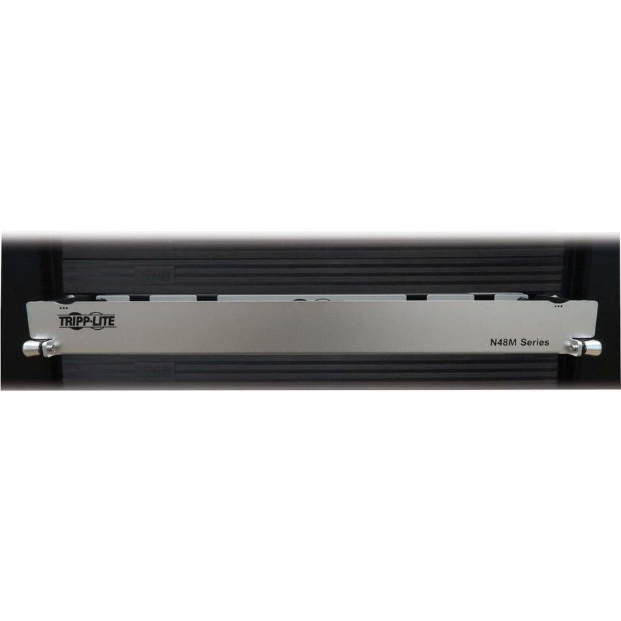 Tripp Lite Preloaded Fiber Panel, 1U - 2X (3X8F Mtp/Mpo-Pc F/F) 24F Trunk Cables, Om4 Multimode, 20 M (65.6 Ft.)