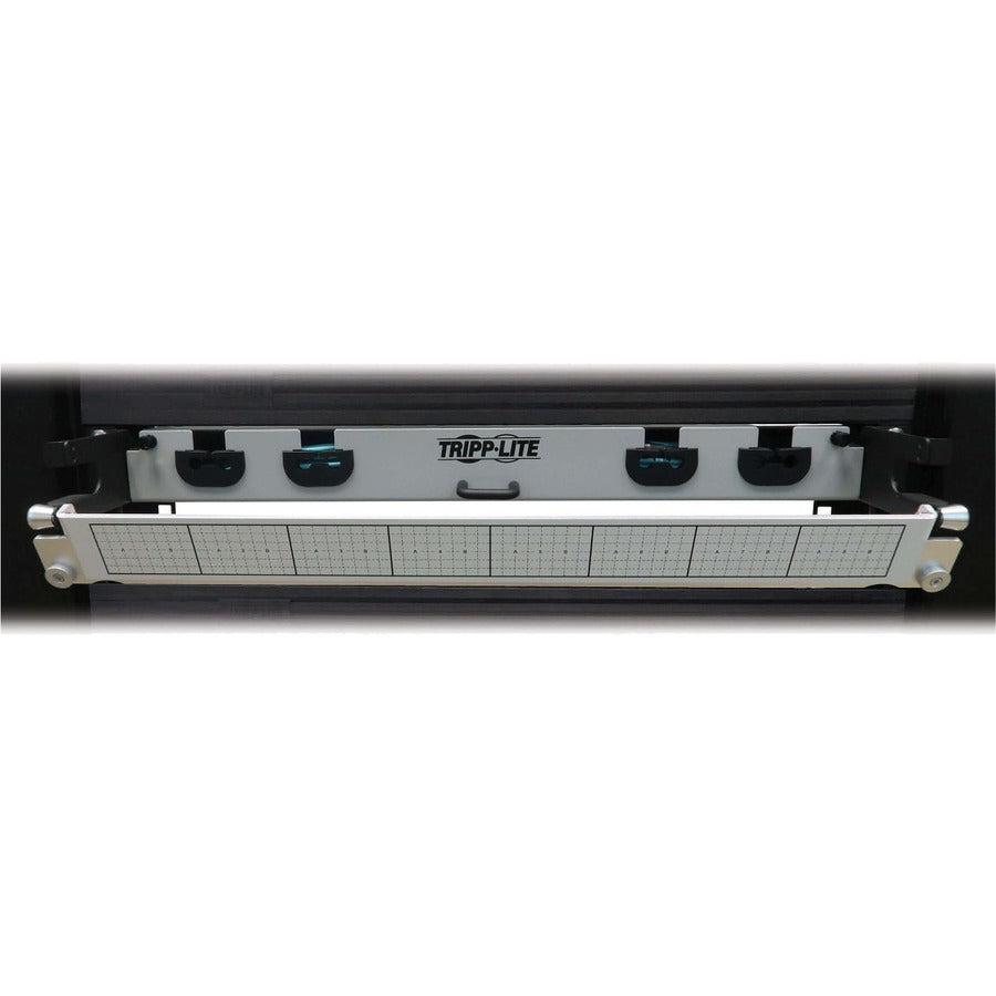 Tripp Lite Preloaded Fiber Panel, 1U - 4X (12F Mtp/Mpo-Pc To 4X Lc Duplex F/M) 8F Trunk Cables, Om4 Multimode, 10 M (32.8 Ft.)