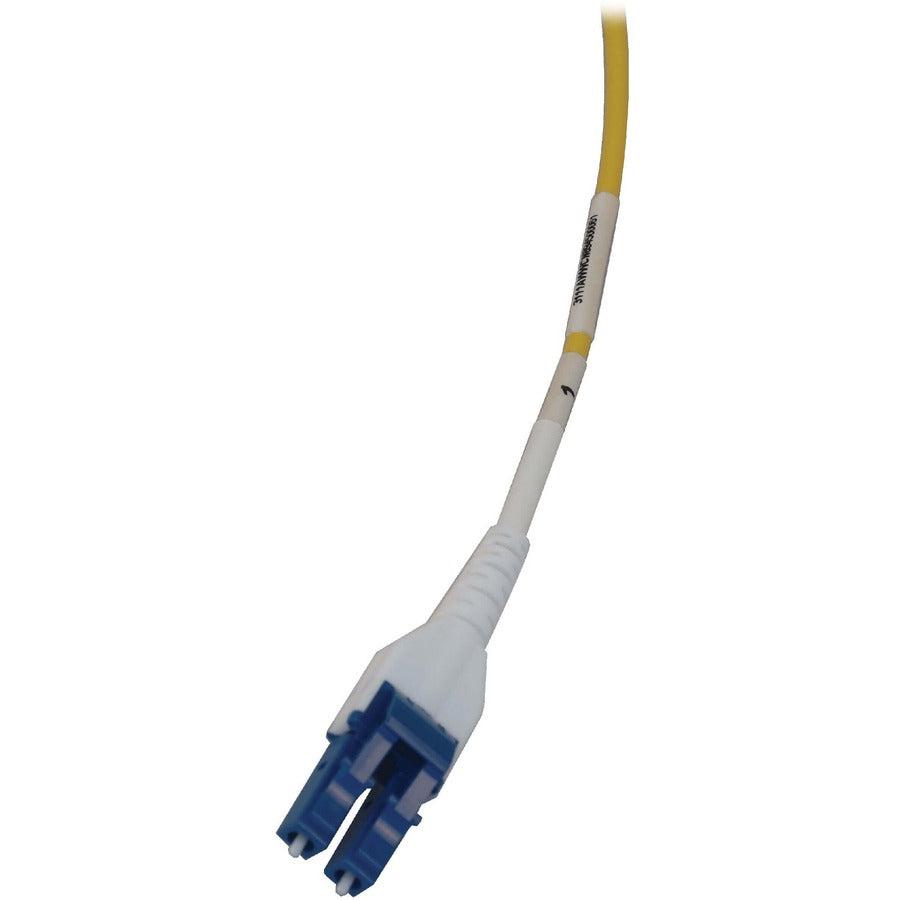 Tripp Lite Preloaded Fiber Panel, 1U - 8X Lc/Lc Duplex Cables (M/M), Os2 Singlemode, 10 M (32.8 Ft.)