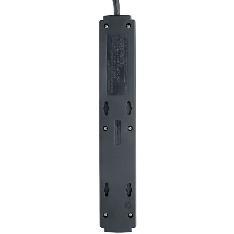 Tripp Lite Protect It! 6-Outlet Surge Protector, 6-Ft. Cord, 790 Joules, Diagnostic Led, Black Housing