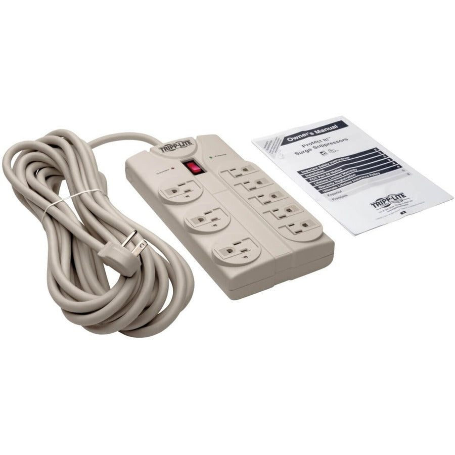 Tripp Lite Protect It! 8-Outlet Surge Protector, 25-Ft. Cord, 1440 Joules