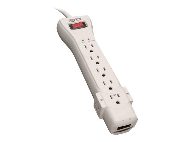 Tripp Lite Protect It! - Surge protector - 15 A - AC 120 V - output connectors: 7 - attractive gray