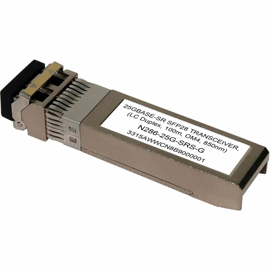Tripp Lite SFP28 Transceiver - 25GBase-SR, LC Duplex MMF, 25 Gbps, 850 nm, 100 m (328