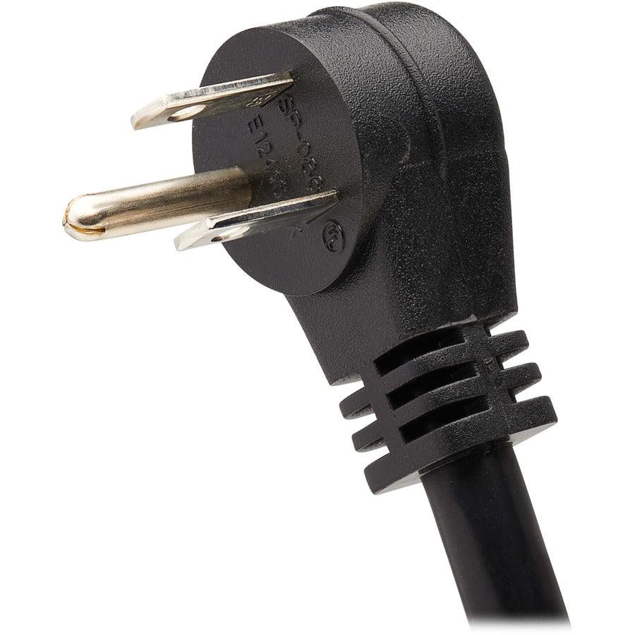 Tripp Lite Safe-IT 6-Outlet Surge Protector - 10 ft. Spiral Cord, 5-15P Plug, 300 Joules, Antimicrobial Protection, Black