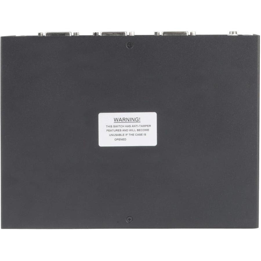 Tripp Lite Secure Kvm Switch, Dvi To Dvi - 2-Port, Niap Pp3.0 Certified, Audio, Single Monitor, Taa